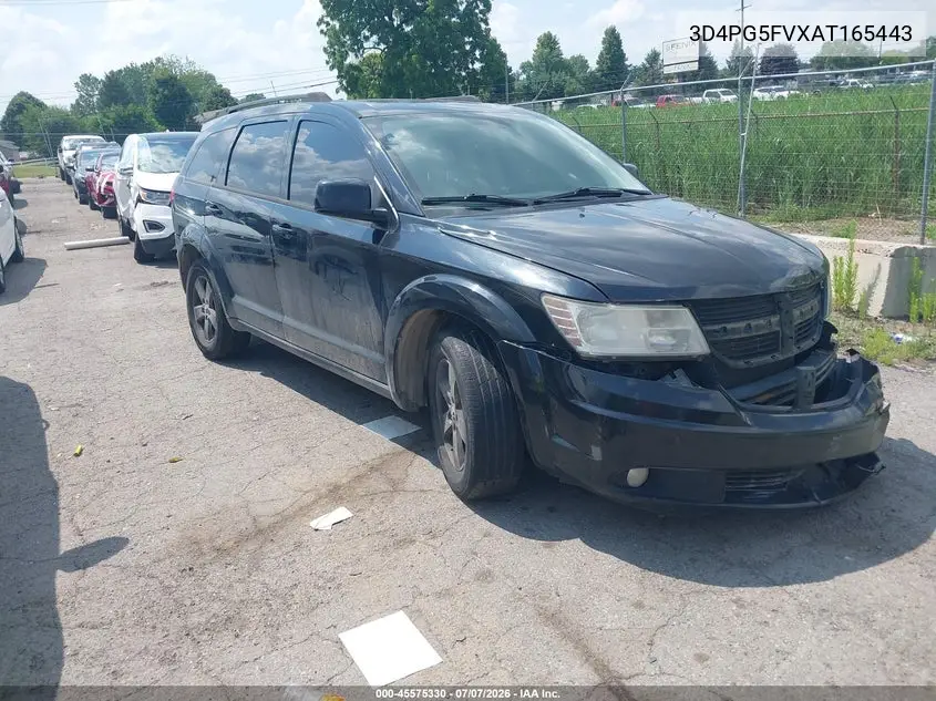 2010 Dodge Journey Sxt VIN: 3D4PG5FVXAT165443 Lot: 45575330
