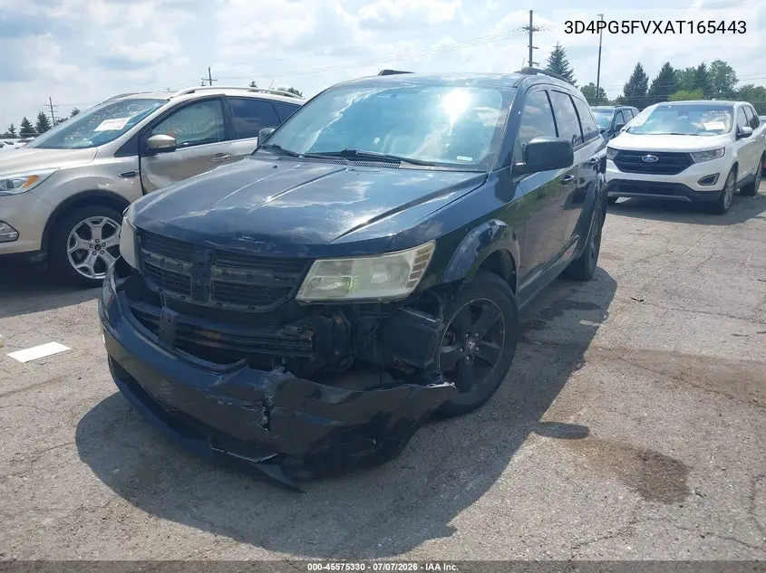 2010 Dodge Journey Sxt VIN: 3D4PG5FVXAT165443 Lot: 45575330