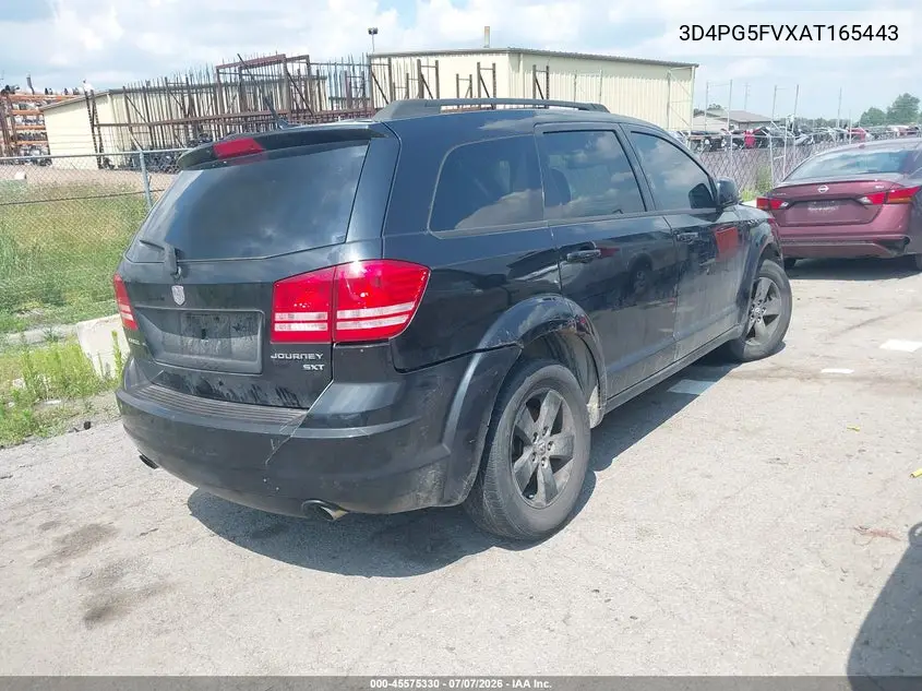2010 Dodge Journey Sxt VIN: 3D4PG5FVXAT165443 Lot: 45575330