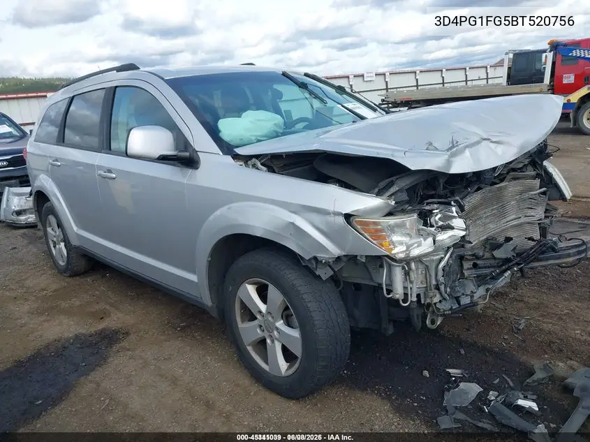 3D4PG1FG5BT520756 2011 Dodge Journey Mainstreet