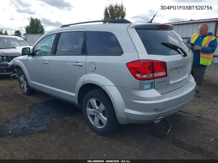 3D4PG1FG5BT520756 2011 Dodge Journey Mainstreet