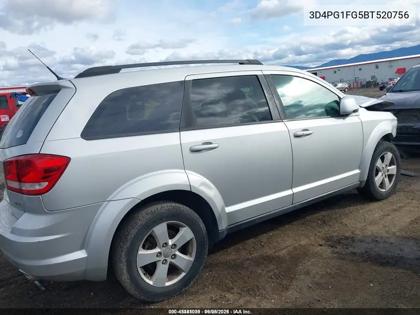 3D4PG1FG5BT520756 2011 Dodge Journey Mainstreet