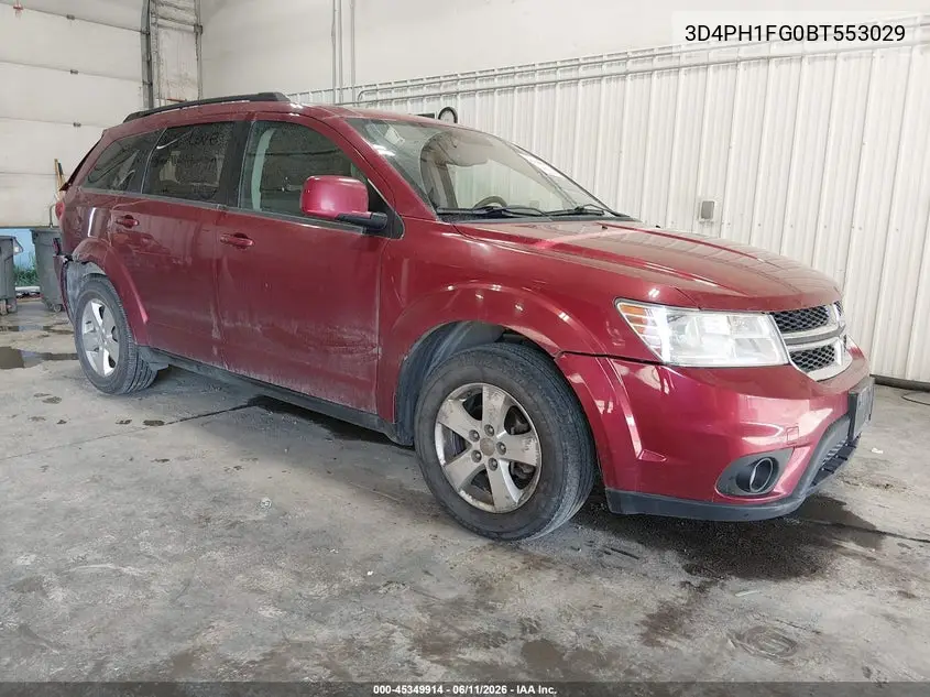 2011 Dodge Journey Mainstreet VIN: 3D4PH1FG0BT553029 Lot: 45349914