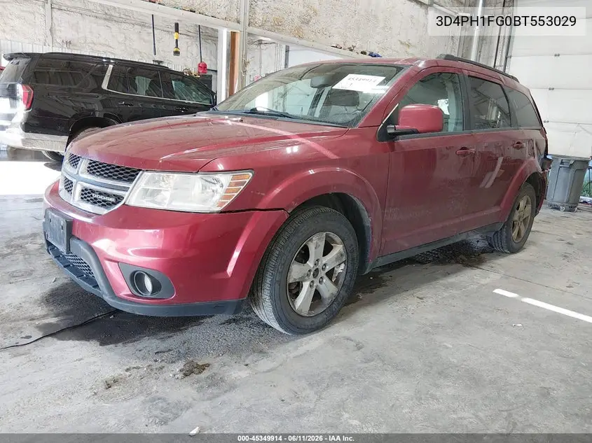 2011 Dodge Journey Mainstreet VIN: 3D4PH1FG0BT553029 Lot: 45349914