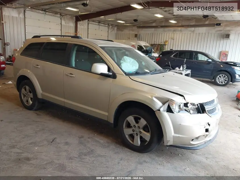 2011 Dodge Journey Mainstreet VIN: 3D4PH1FG4BT518932 Lot: 45665338