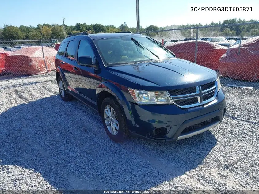 3C4PDDBG3DT605871 2013 Dodge Journey Sxt