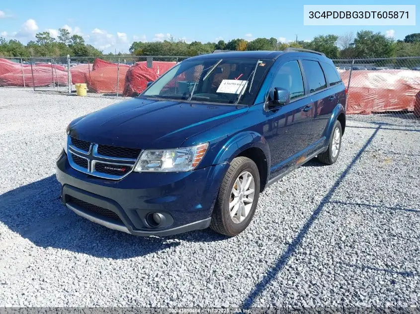 3C4PDDBG3DT605871 2013 Dodge Journey Sxt