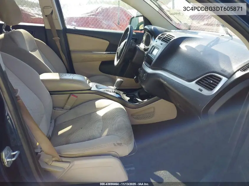 3C4PDDBG3DT605871 2013 Dodge Journey Sxt