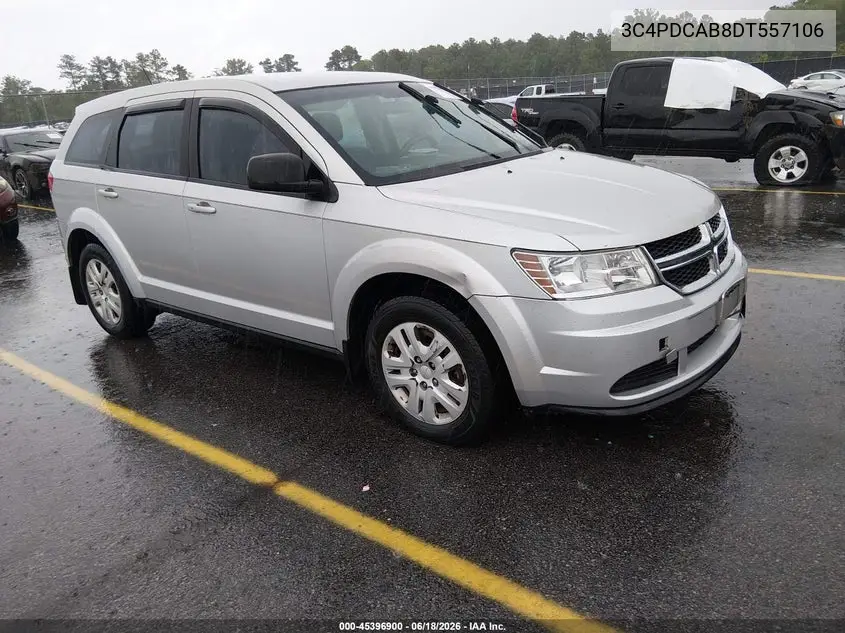 2013 Dodge Journey American Value Pkg VIN: 3C4PDCAB8DT557106 Lot: 45396900