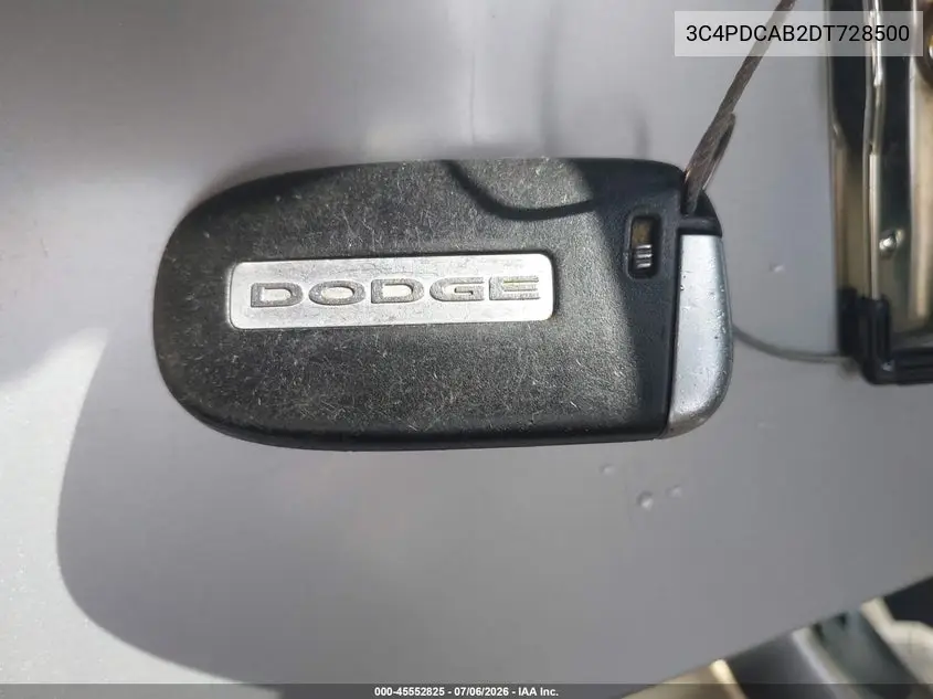 2013 Dodge Journey American Value Pkg/Se VIN: 3C4PDCAB2DT728500 Lot: 45552825