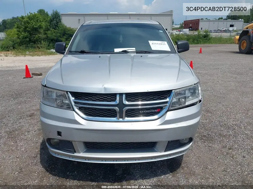 2013 Dodge Journey American Value Pkg/Se VIN: 3C4PDCAB2DT728500 Lot: 45552825