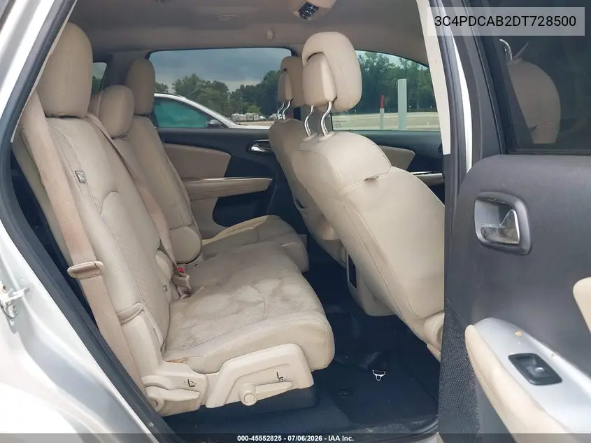 2013 Dodge Journey American Value Pkg/Se VIN: 3C4PDCAB2DT728500 Lot: 45552825