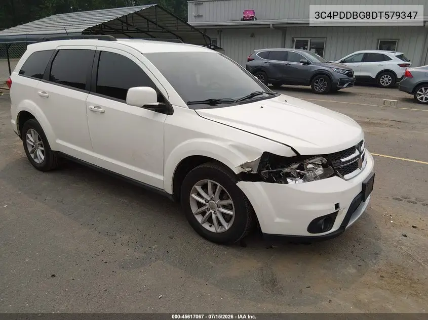 2013 Dodge Journey Sxt VIN: 3C4PDDBG8DT579347 Lot: 45617067