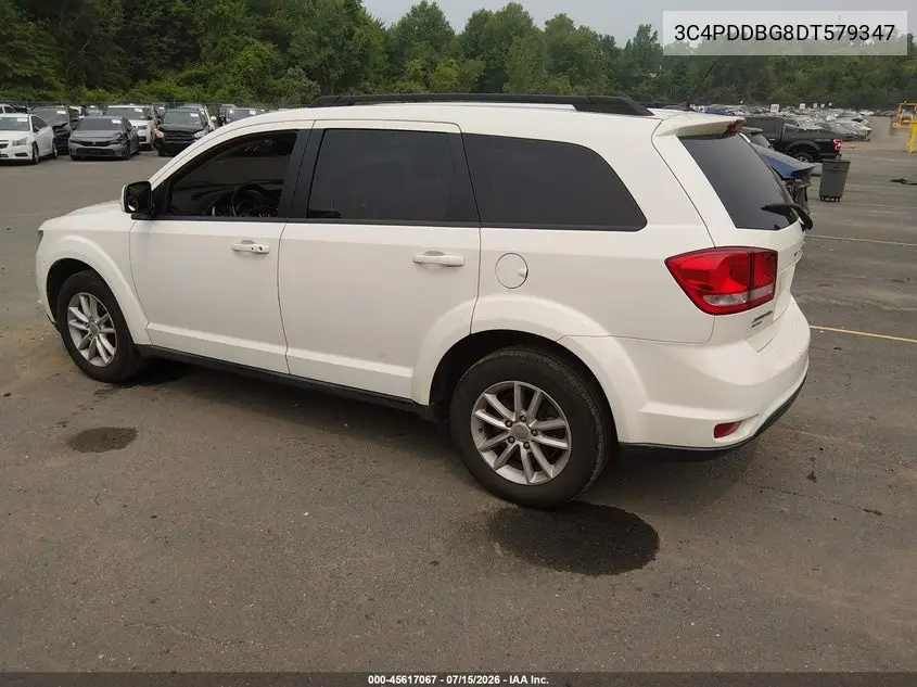 2013 Dodge Journey Sxt VIN: 3C4PDDBG8DT579347 Lot: 45617067