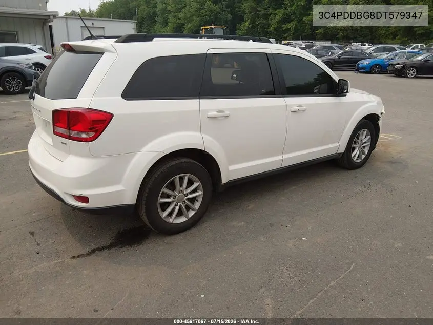 2013 Dodge Journey Sxt VIN: 3C4PDDBG8DT579347 Lot: 45617067