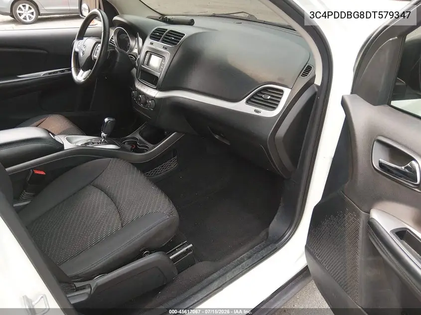 2013 Dodge Journey Sxt VIN: 3C4PDDBG8DT579347 Lot: 45617067