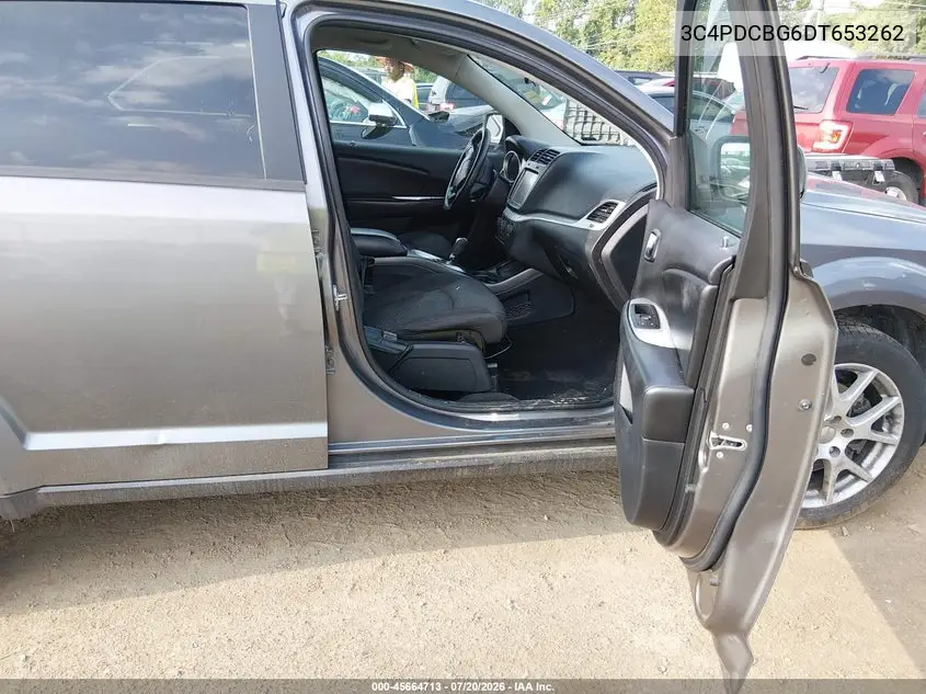 2013 Dodge Journey Sxt VIN: 3C4PDCBG6DT653262 Lot: 45664713