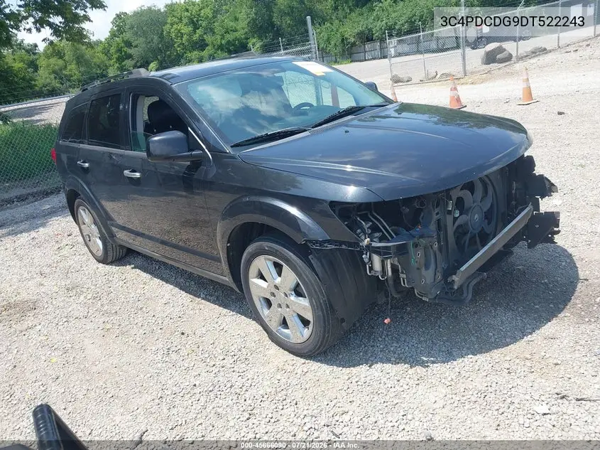 2013 Dodge Journey Crew VIN: 3C4PDCDG9DT522243 Lot: 45666090