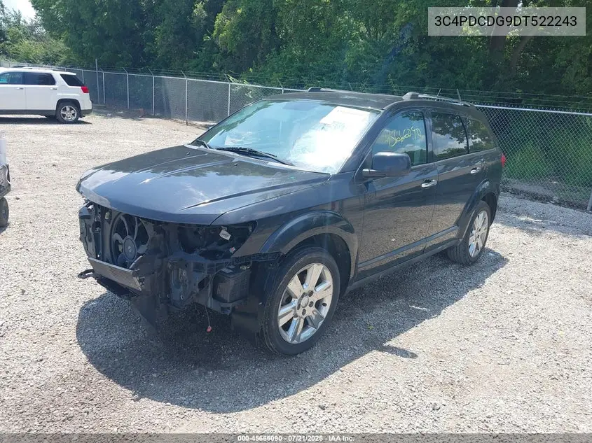 2013 Dodge Journey Crew VIN: 3C4PDCDG9DT522243 Lot: 45666090