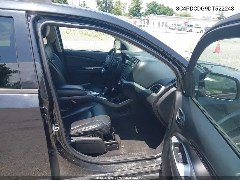 2013 Dodge Journey Crew VIN: 3C4PDCDG9DT522243 Lot: 45666090