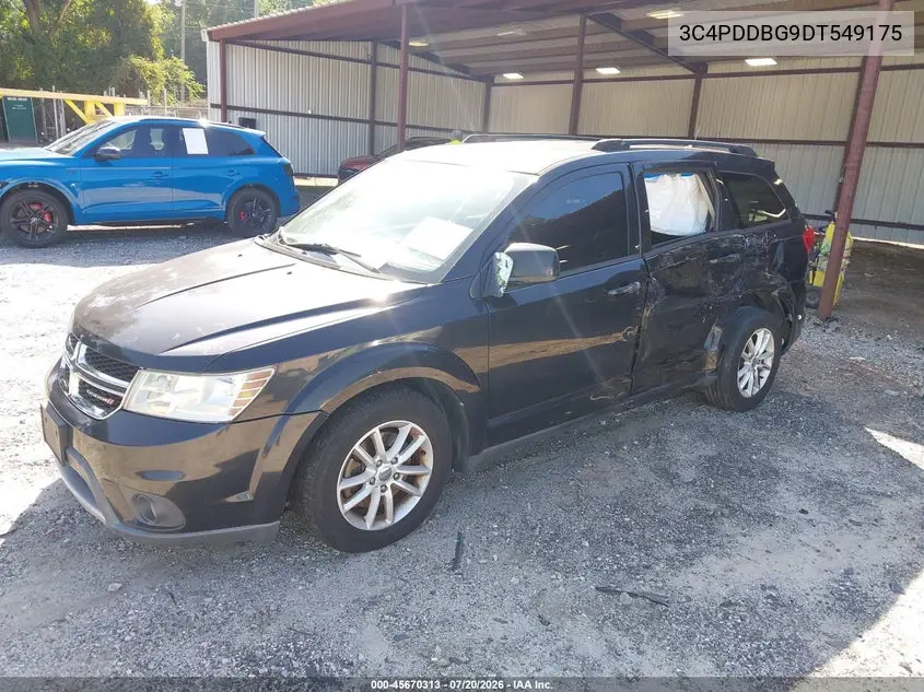 2013 Dodge Journey Sxt VIN: 3C4PDDBG9DT549175 Lot: 45670313