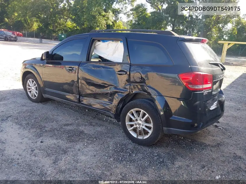 2013 Dodge Journey Sxt VIN: 3C4PDDBG9DT549175 Lot: 45670313