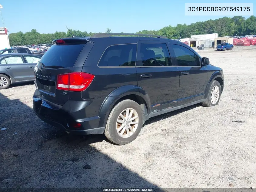 2013 Dodge Journey Sxt VIN: 3C4PDDBG9DT549175 Lot: 45670313