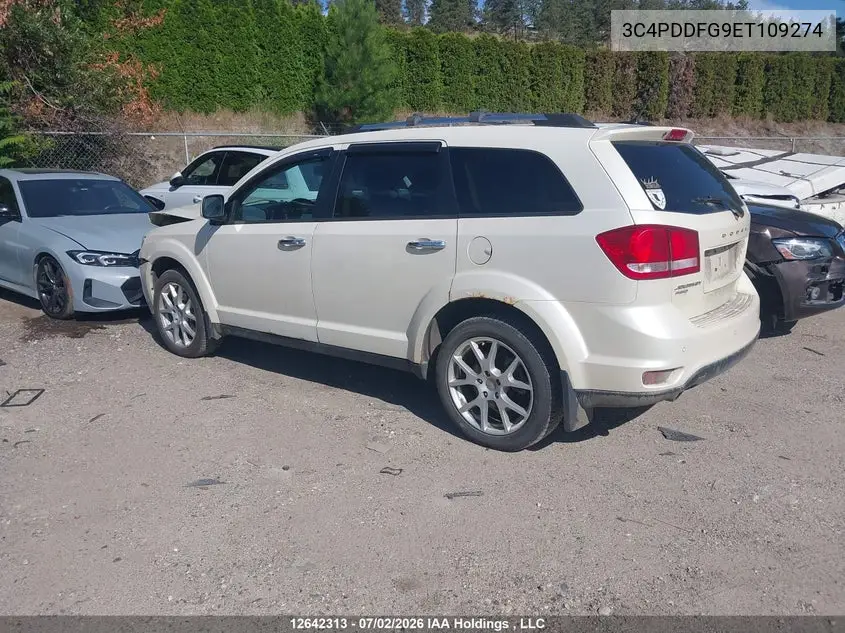 2014 Dodge Journey R/T VIN: 3C4PDDFG9ET109274 Lot: 12642313X