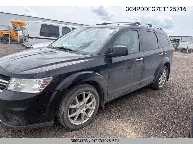 2014 Dodge Journey R/T VIN: 3C4PDDFG7ET125716 Lot: 30094753