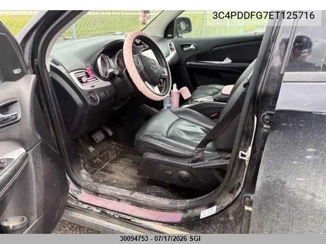 2014 Dodge Journey R/T VIN: 3C4PDDFG7ET125716 Lot: 30094753