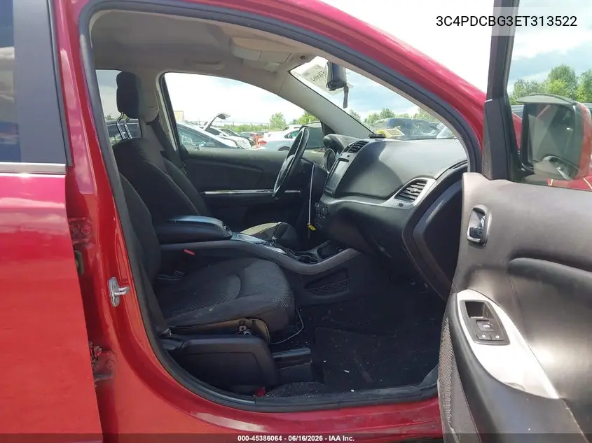 2014 Dodge Journey Sxt VIN: 3C4PDCBG3ET313522 Lot: 45386064