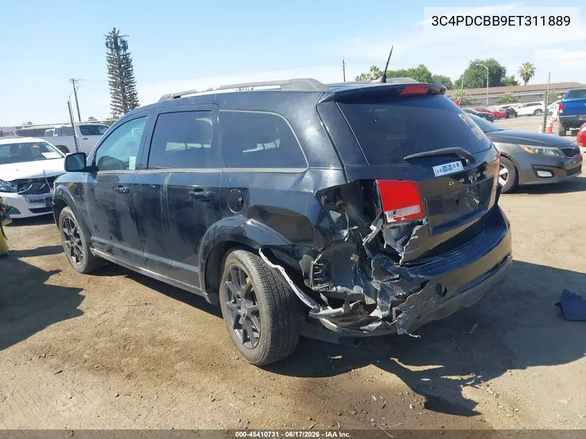 2014 Dodge Journey Sxt VIN: 3C4PDCBB9ET311889 Lot: 45410731