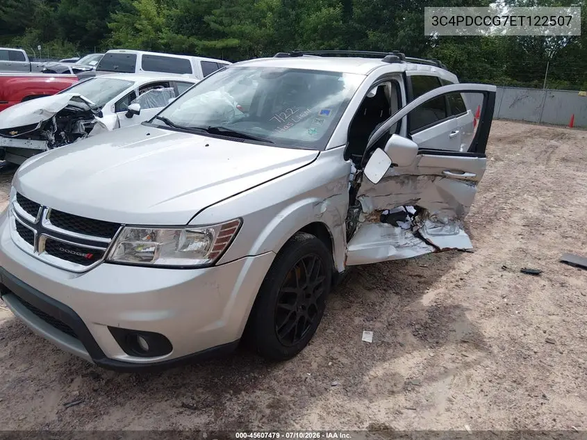 2014 Dodge Journey Sxt VIN: 3C4PDCCG7ET122507 Lot: 45607479