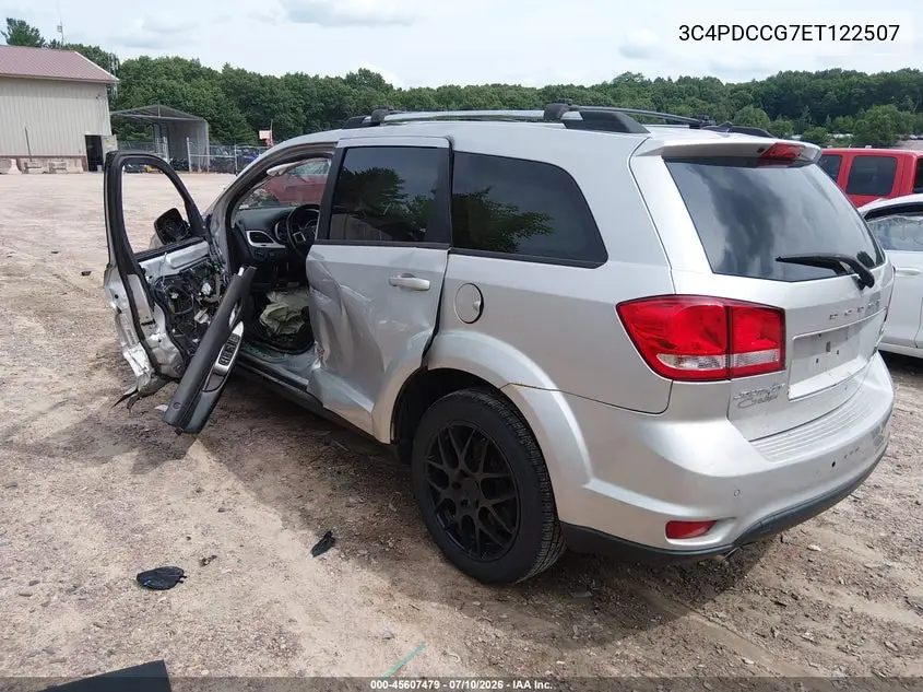 2014 Dodge Journey Sxt VIN: 3C4PDCCG7ET122507 Lot: 45607479