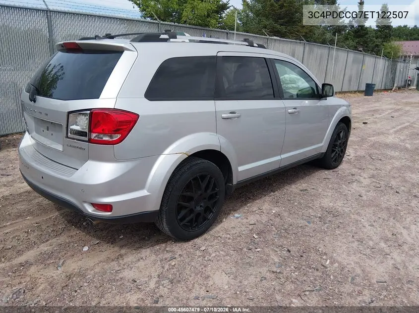 2014 Dodge Journey Sxt VIN: 3C4PDCCG7ET122507 Lot: 45607479