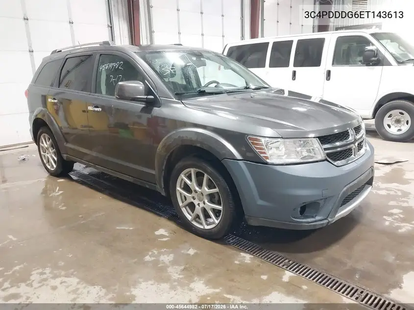 2014 Dodge Journey Limited VIN: 3C4PDDDG6ET143613 Lot: 45644982