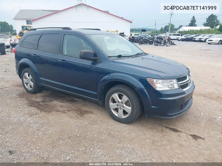 2014 Dodge Journey Se VIN: 3C4PDCAB7ET141999 Lot: 45653139