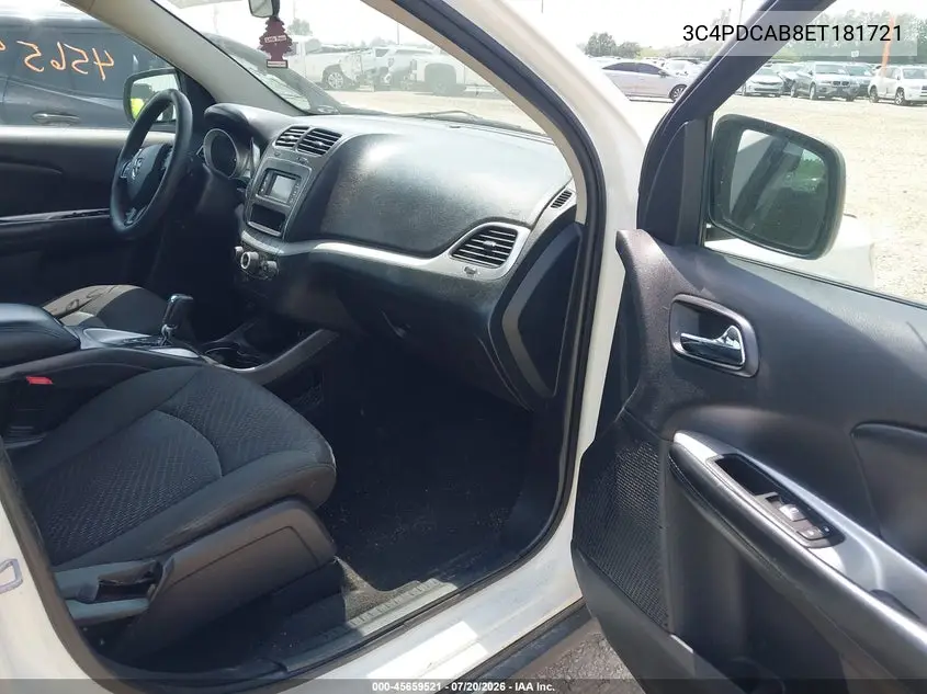 2014 Dodge Journey American Value Pkg VIN: 3C4PDCAB8ET181721 Lot: 45659521