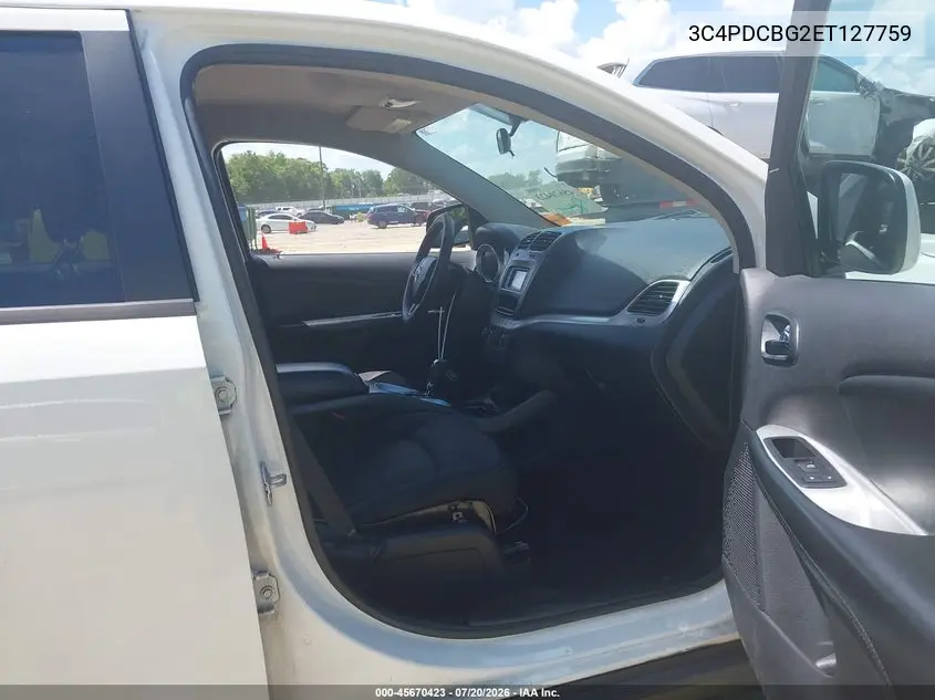 2014 Dodge Journey Sxt VIN: 3C4PDCBG2ET127759 Lot: 45670423