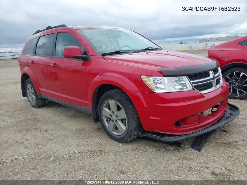 2015 Dodge Journey Se VIN: 3C4PDCAB9FT682523 Lot: 12626941