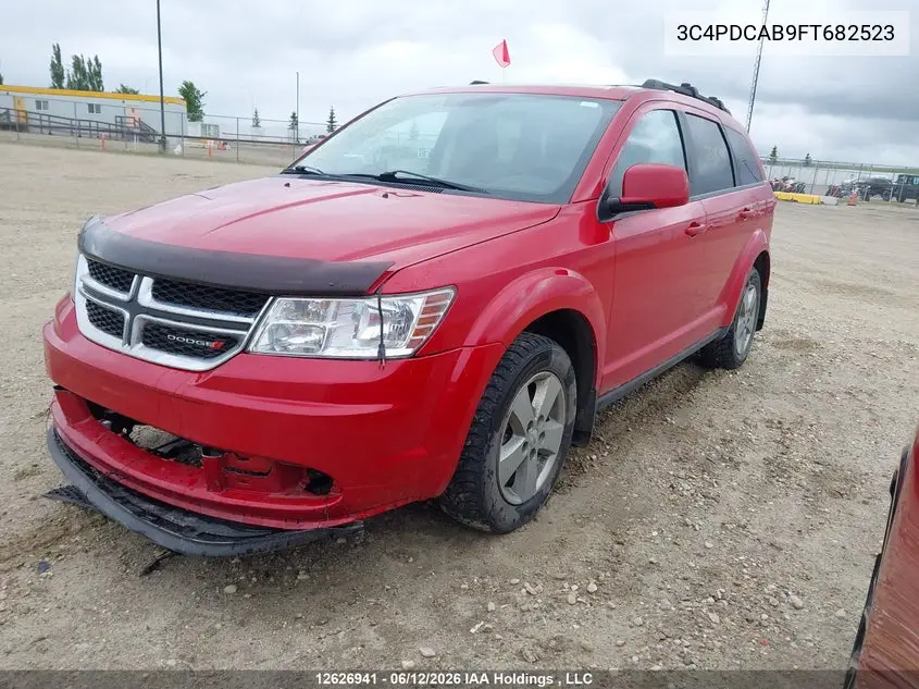 2015 Dodge Journey Se VIN: 3C4PDCAB9FT682523 Lot: 12626941