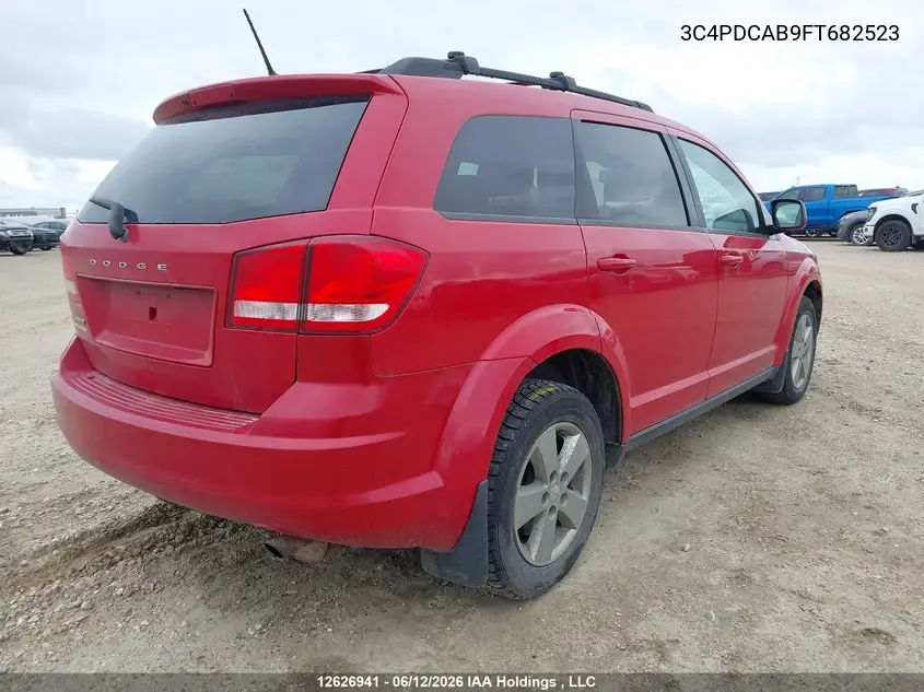 2015 Dodge Journey Se VIN: 3C4PDCAB9FT682523 Lot: 12626941