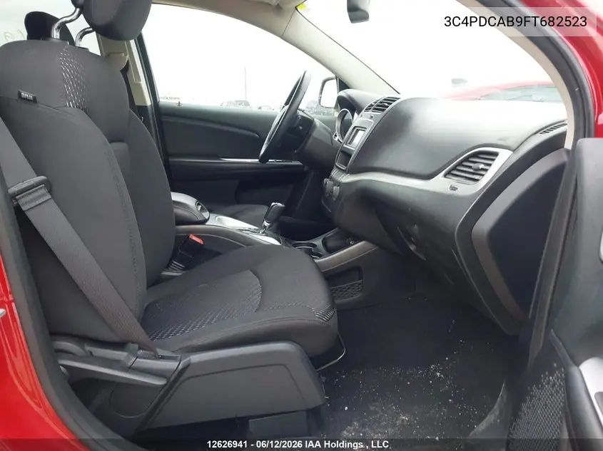 2015 Dodge Journey Se VIN: 3C4PDCAB9FT682523 Lot: 12626941