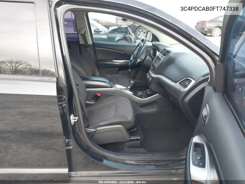 3C4PDCAB0FT747338 2015 Dodge Journey American Value Pkg
