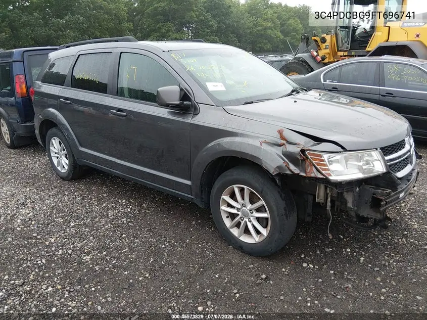 2015 Dodge Journey Sxt VIN: 3C4PDCBG9FT696741 Lot: 45573829