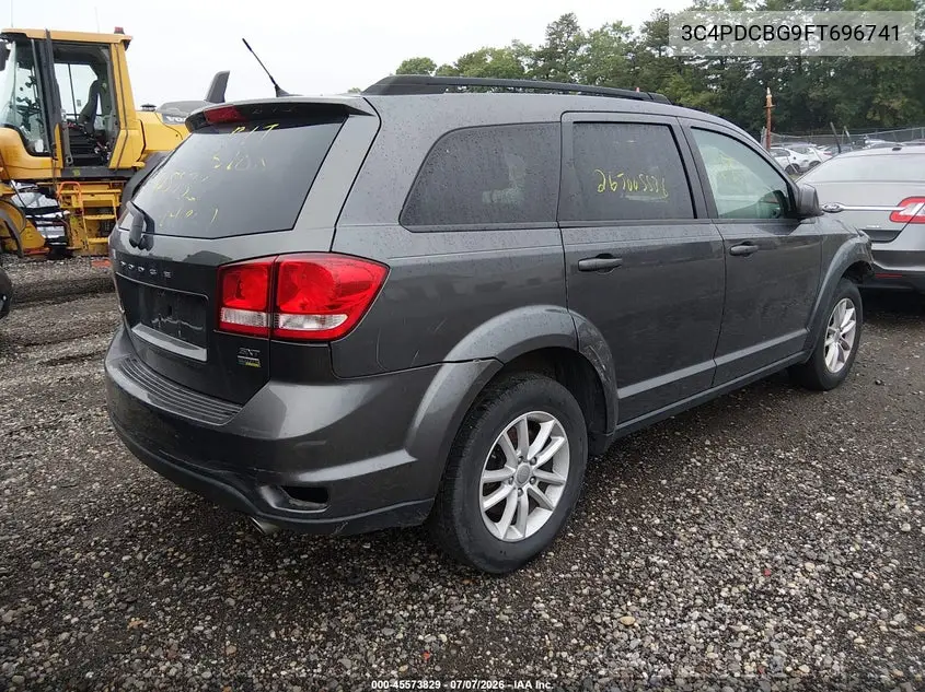 2015 Dodge Journey Sxt VIN: 3C4PDCBG9FT696741 Lot: 45573829