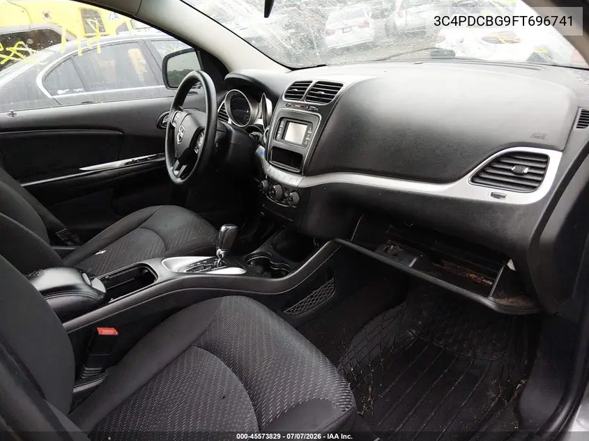 2015 Dodge Journey Sxt VIN: 3C4PDCBG9FT696741 Lot: 45573829