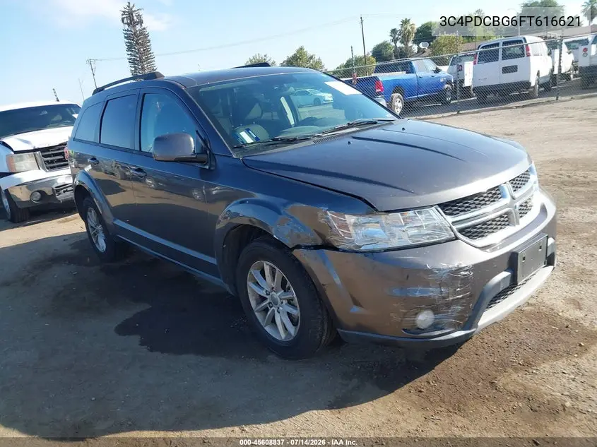 2015 Dodge Journey Sxt VIN: 3C4PDCBG6FT616621 Lot: 45608837