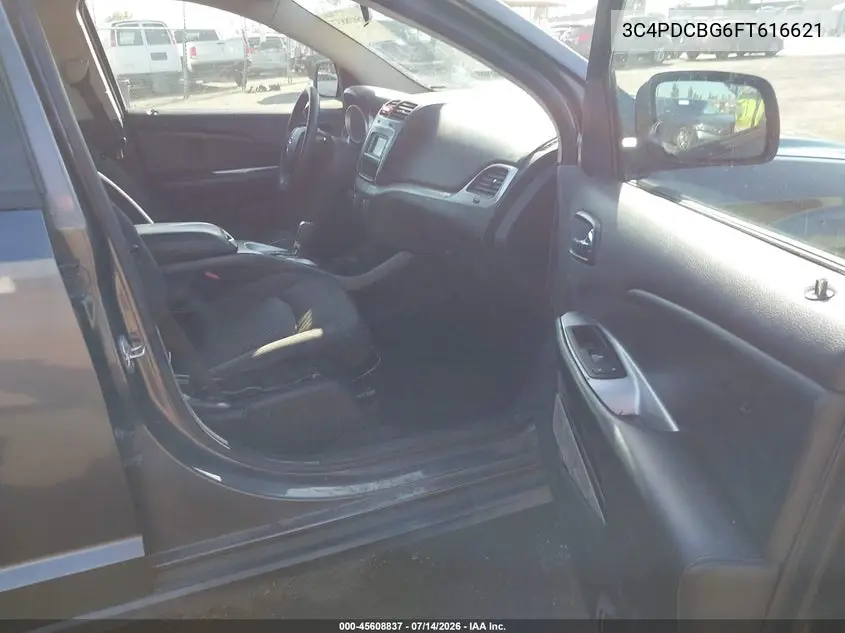 2015 Dodge Journey Sxt VIN: 3C4PDCBG6FT616621 Lot: 45608837