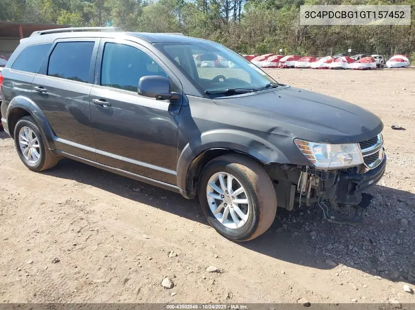 3C4PDCBG1GT157452 2016 Dodge Journey Sxt